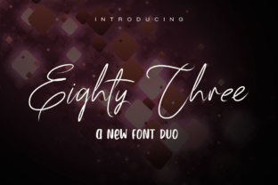 83 Script Typeface Review for Modern Web Design