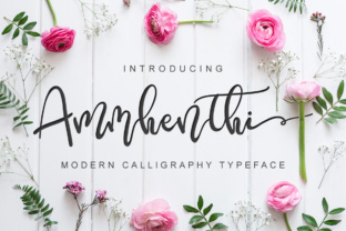 Ammenthi: A Modern Script Handwritten Font for Editorial Design