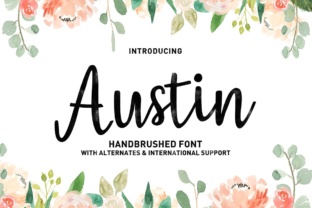 Austin Script: A Modern Handwritten Typeface for Boutique Branding