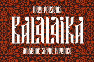 Balalaika: The Decorative Display Font for Distinctive Campaigns