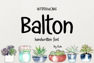 Balton: The Friendly Handwritten Font for Organic Brand Visuals
