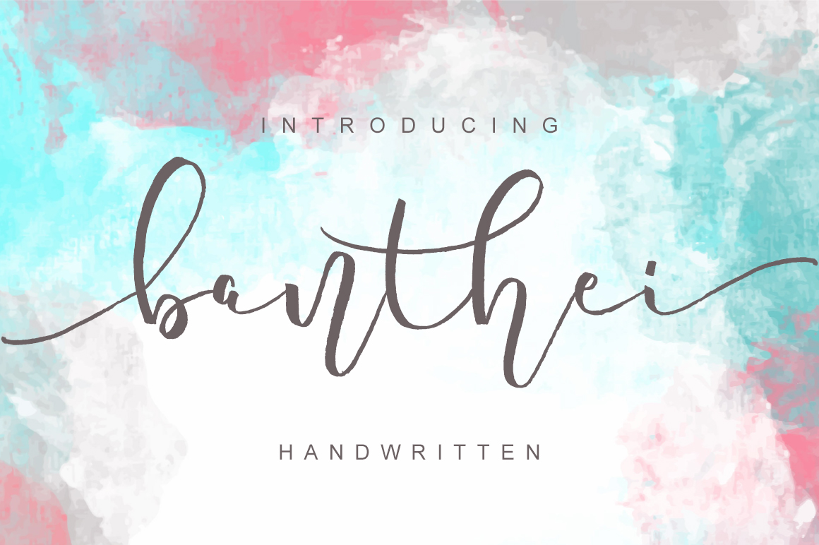 Banthei Font Review: Modern Script Handwritten Type for Editorial Design