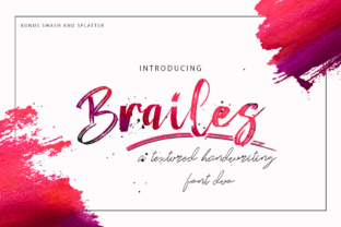 Brailes Brush Script Font for Editorial Design