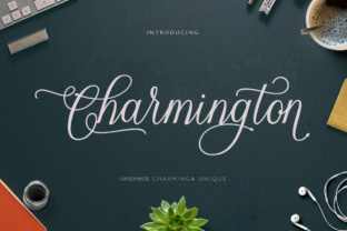 Charmington Script Font Review for Brand Identity Projects