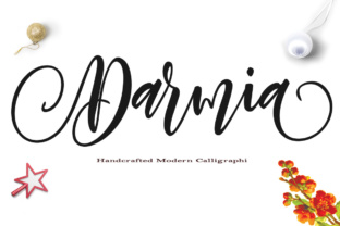 Darmia Script Font for Elegant Editorial Design