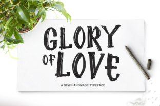 Glory of Love: A Handmade Script Font for Crafters and Sellers