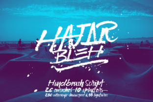 Hajar Bleh: A Handwriting Font for Expressive Branding