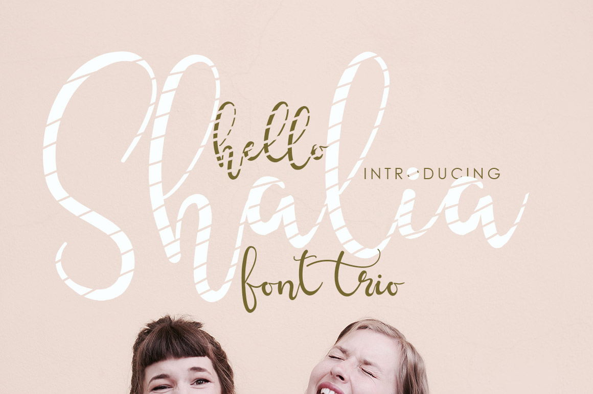 Hello Shalia Modern Script Font for Handmade Brands