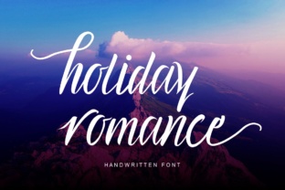 Holiday Romance Script Handwritten Fonts for Branding