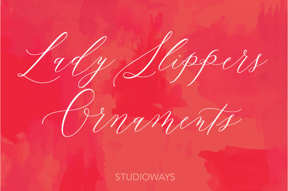 Lady Slippers Ornaments: Elevating Editorial Design with Hand-Drawn Elegance