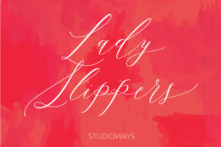 Lady Slippers Script Handwritten Font for Elegant Web Design