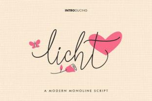 Licht Typeface: A Modern Script Font for Digital Branding