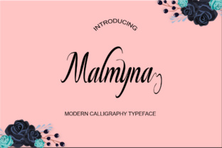Malmyna Script: A Modern Handwritten Typeface for Campaign Design