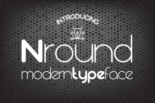 Nround Typeface: A Minimalist All-Caps Solution for Modern Branding
