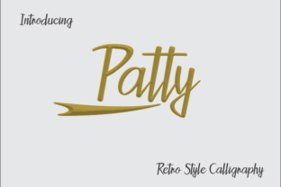 Patty: A Retro Script Handwritten Font for Editorial Design