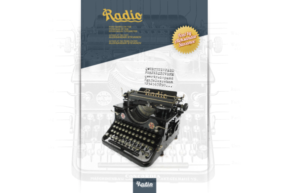 Radio: A Slab Serif Typewriter Font for Authentic Brand Identity