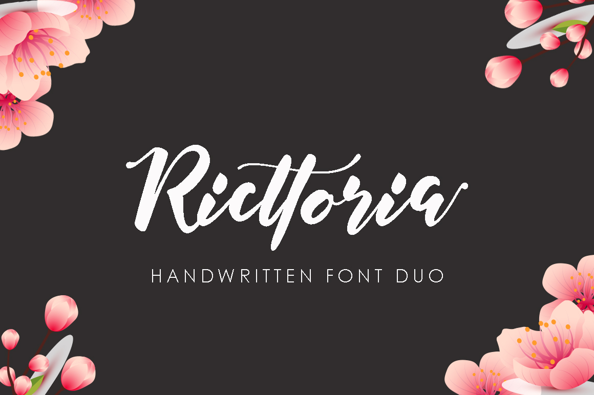 Ricttoria: A Modern Handcrafted Font for Polished Brand Identity