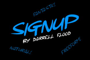 Signup Typeface Review: A Natural Hand-Drawn Script for Crafters