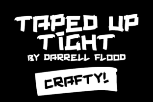 Taped Up Tight: The Creative Decorative Font for Distinctive Brand Identity