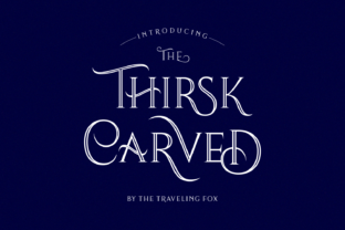 Thirsk Carved: The Vintage Serif for Scroll-Stopping Brand Content