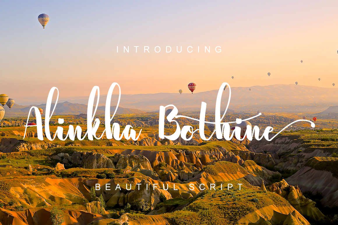 Upgrade Your Brand Identity with Alinkha Bothine Script Font