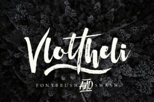 Vlottheli: The Modern Brush Font for Handmade Branding