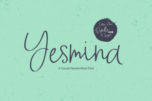 Yesmina: The Modern Script Handwritten Font for Editorial Design